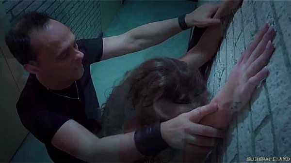 Bound hot slave in pain for bdsm fetish fuck 