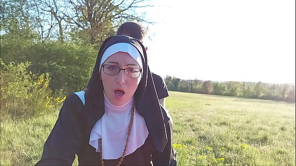 This nun gets her ass filled with cum before_she goes to church !!