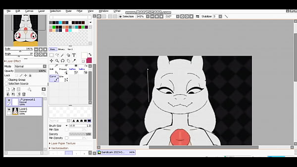Como fazer o efeito Blurusando_Paint Tool Sai estilo porno amador