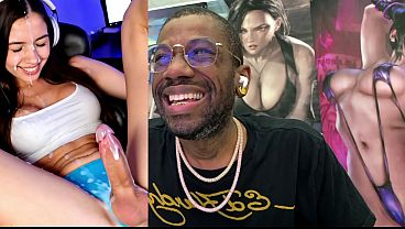 Beautiful Petite Transgender Girl Cum Covering Herself, Cute Trans Gamer Girl Hands Free Cumming, Hazbin Hotel Futa Cum, Trans Anime Girl Cumming, Ai Generated thumbnail