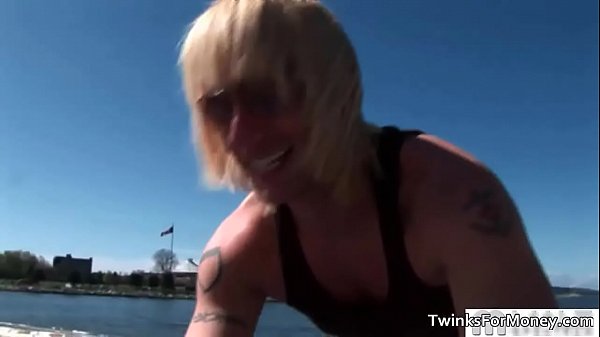 Cute blonde gay guy gets naked gay boys