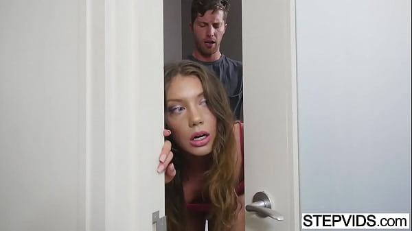 Stepbro drills stepsisters tight pussy