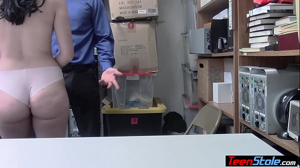 Play MP4 - Big booty teen shoplifter pleasing an officer on CCTV
