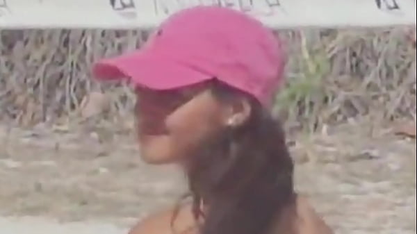 Stunning young girl with a thong bikini