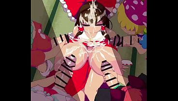 Cums on reimu