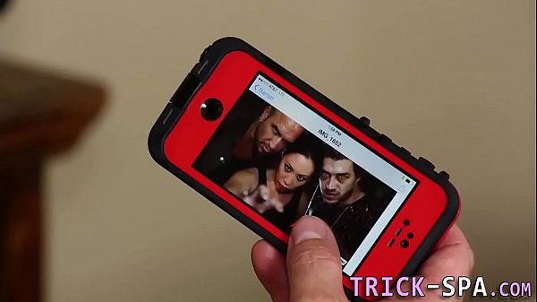 Teen sucks masseur for_cum