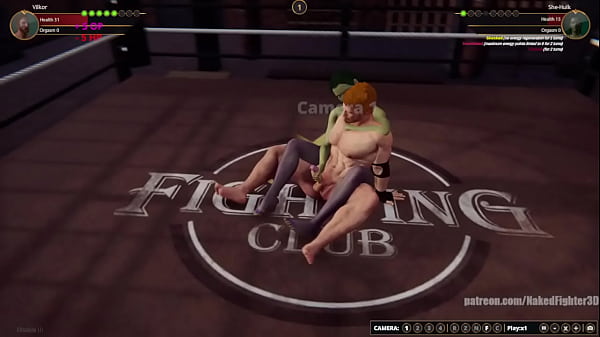 Vilkor_VS She Hulk Naked Fighter 3D