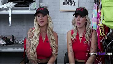 Two arrested blondes become the guard's fuck toys kali roses lola cheeks tony marzo 