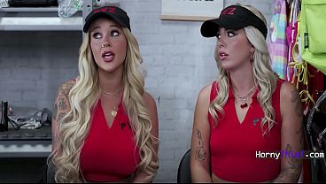 Two Arrested Blondes Become the Guard's Fuck Toys - Kali Roses, Lola Cheeks, Tony Marzo 