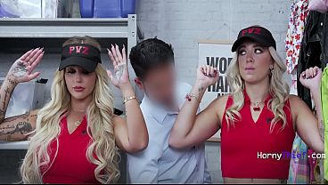 Two arrested blondes become the guard's fuck toys kali roses lola cheeks tony marzo 