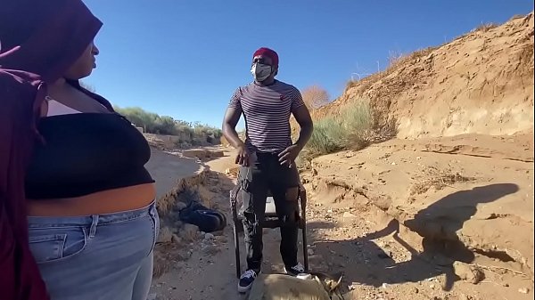 Ebony Outdoor Blowjob (2 Cumshots In A Row) thumbnail