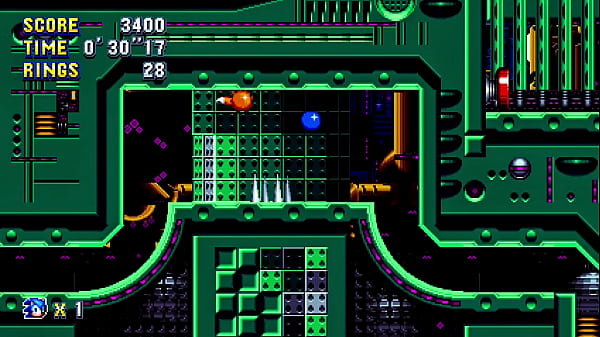 Metallic Madness Zone Act 2 - Gameplay Sonic Mania (sin comentar)