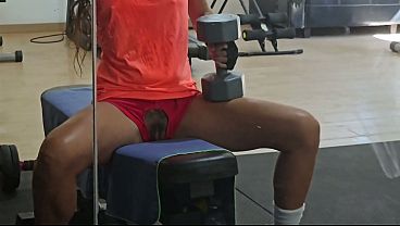 Butt Plug N Special Shorts For Better Gym Exercising thumbnail