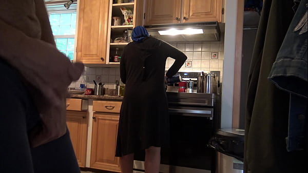 Stepmother Almost Caught Him Masturbating His Huge Cock thumbnail