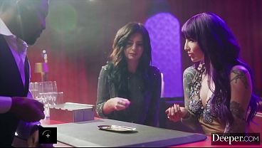 Deeper bffs enjoy kinky threesome 