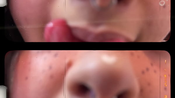 Play MP4 - Curious kitten girl smells my pre cum