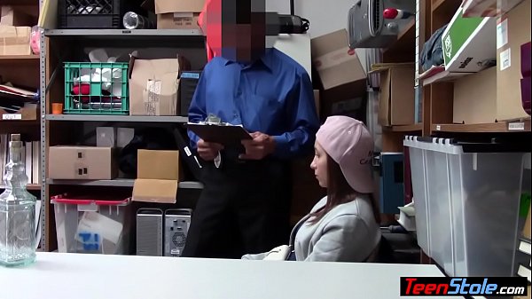 Shy teen suspect got caught and fucked by a LP_officer