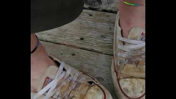 Dirty cummy sneakers 