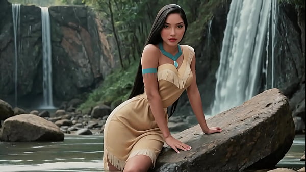 Play MP4 - Pocahontas - Sex with Gorgeous Native American at Waterfall &lpar;AI-Generated&rpar;