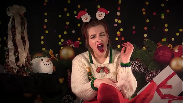 Waiting For Santa Video Big Yawning Fetish Stretching Bored Ignore thumbnail