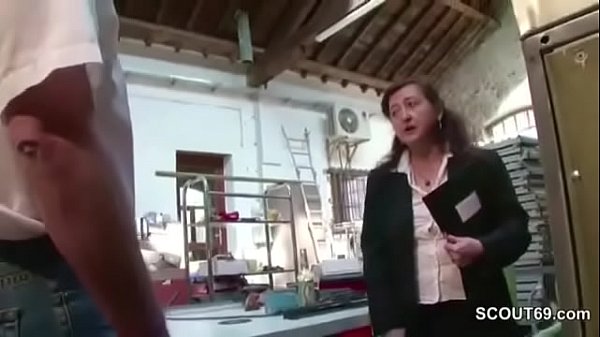 German MILF Mom_in Stockings Seduce to Fuck Public