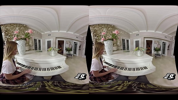 Seduces Her Piano Teacher! (VR) 