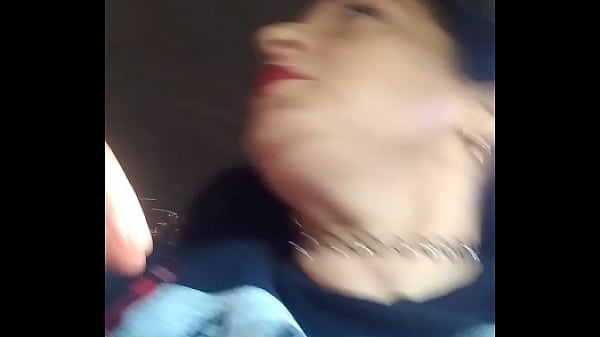 Play MP4 - Driving in the Car Topless&comma; Flashing my Big Pierced Tits