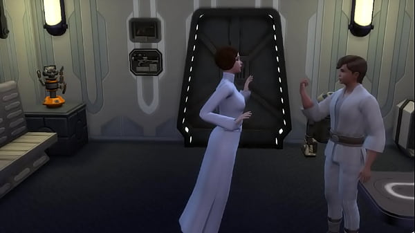 Play MP4 - X Star Wars&colon; Luke using his jedi skils to fuck Leia &vert;Sims4&vert;