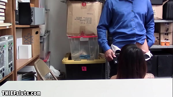 Skinny inked_and pierced teen thief punish_fucked hard