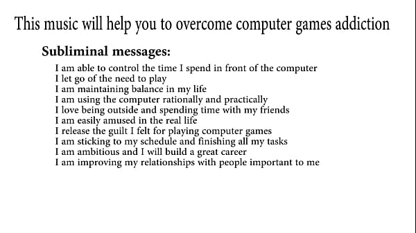 Sound therapy and relaxing music to overcome games addiction 2 