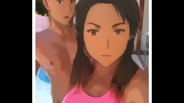 Anime Milf Aubrey Black fucks young_pool boy