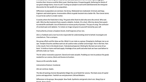 The desolation text