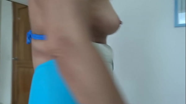 Before going out to the beach to show off and make cocks hard i masturbate great orgasm 