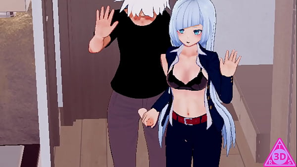 KOIKATSU, Miwa Jujutsu Kaisen have sex blowjob handjob andcumshot uncensored...Thereal3dstories..PART1