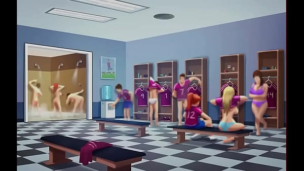 Nonton Hefelo Fan Art Jenny Roxxy Threesome Cheerleader thumbnail