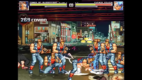 Play MP4 - Hentai Mugen Felicia Gangbang