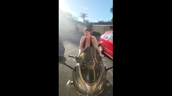 Sexy Kiwi Slut In Tiny Shorts Mounts Motorbike To Show Off On Video thumbnail