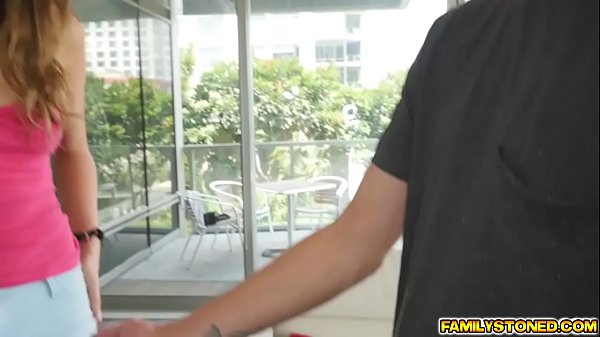 Step bro bangs Elena Koshkas tight_pussy while playing her clit