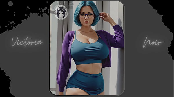 AI Vibrant blue hair_and dark_glasses_DOMINATRIX Part_1 Waifu_Models_003