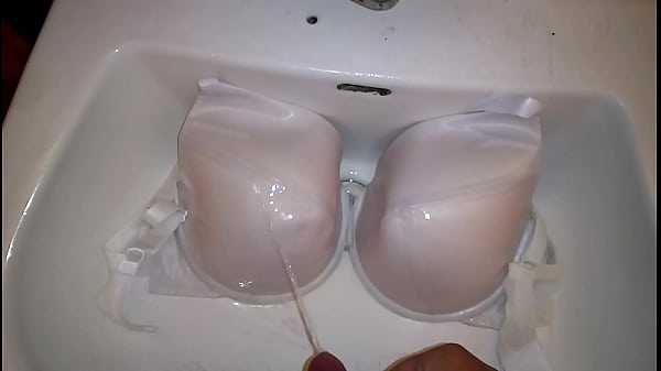 piss  , soaked satin bra