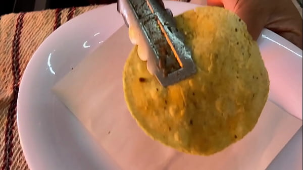 Tremendo bistec que me voy a tragar 