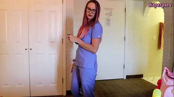 Cute Milf Nurse Has To Change Your Very Cummy Nappy thumbnail