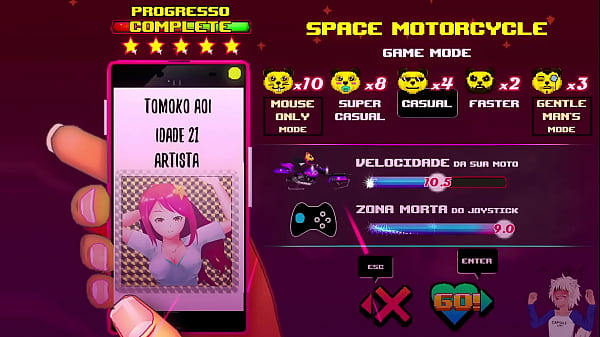Deep space waifu primeira garota