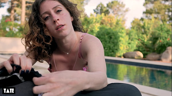 Stepsis drain my balls near the pool 