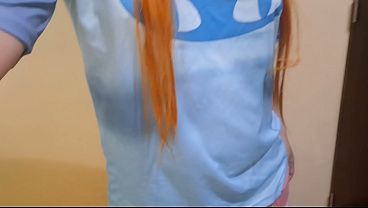Futanari Gwen Tennyson Cosplay Jerking His Cock Off And Huge Load Cumshot thumbnail