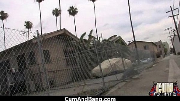 Ebony cumslut gets multi facial in gangbang 5