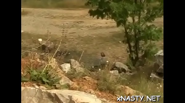 Remarkable brunette darling craves for packing monster 