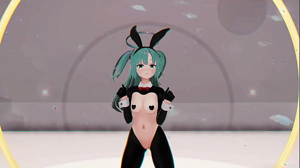 Blue Archive YuukaHentai_Undress_Dance Teddy BearPlayboyGirl Mmd 3D Clear Blue_Hair CLIP