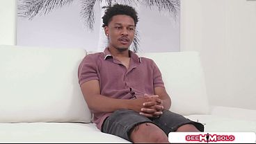 Dior Boi Kneels And Strokes His Cock Until Load Hits His Thighs