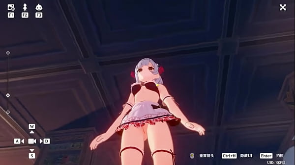 Hexi wang or 王何惜 genshin impact modder does lewds porno mods kinda this one is of noelle in an lewd maid outfit 